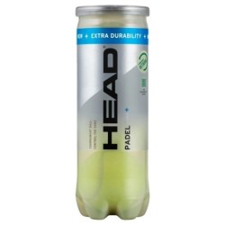 BOTE 3 PELOTAS HEAD PADEL PRO