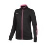 Team sweat fz jacket wos black/white