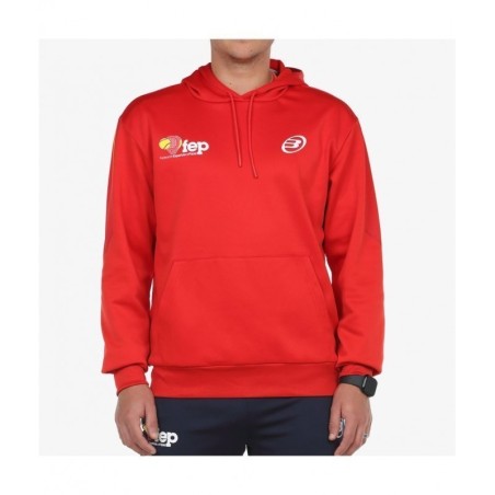Sudadera Bullpadel enrio rojo. Selección española de padel Qatar 2024