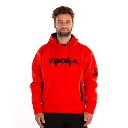 Sudadera vibor-a yarara hombre roja