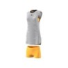 Vestido adidas new york 36 grey three / flash orange