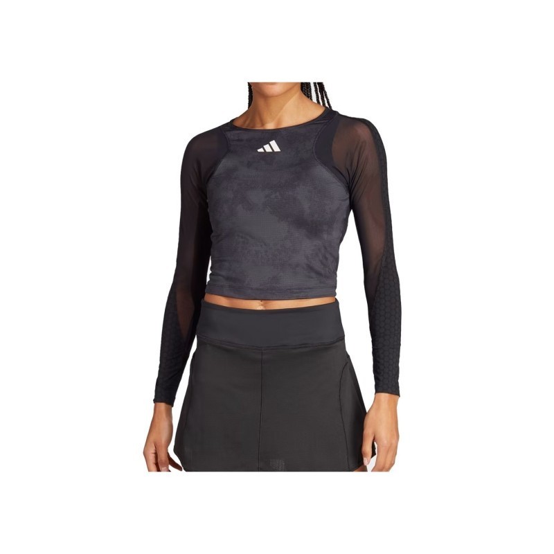 Camiseta Adidas Manga Larga Paris Crop