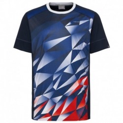 Medley tshirt b royal blue/red   jr