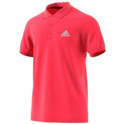 Polo club solid color shock red