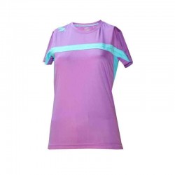 Camiseta padel softee mujer violeta/verde