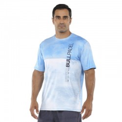 Camiseta bullpadel mitu azul claro