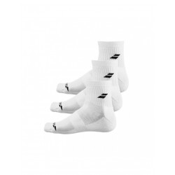 PACK 3 CALCETINES BABOLAT MEDIO BLANCOS