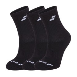 PACK 3P CALCETINES BABOLAT ALTO NEGROS